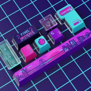 Keychron OEM Dye-Sub PBT Full Set Keycap Set - Pixel Universe