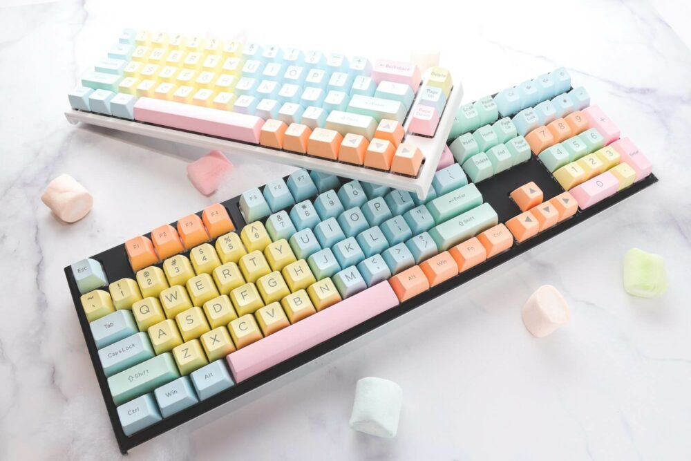 Ducky Cotton Candy 108-Key ABS Double-shot Keycap Set
