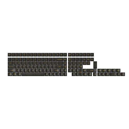 Keychron - Black Transparent OSA Full Set Keycap Set - Transparentne Keycaps