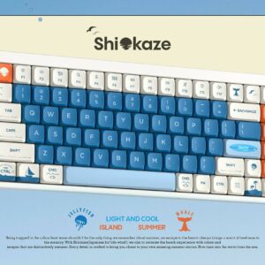 Nuphy - Shiokaze nSA Dye-sub PBT Keycaps - Nasadki do klawiatury mechanicznej