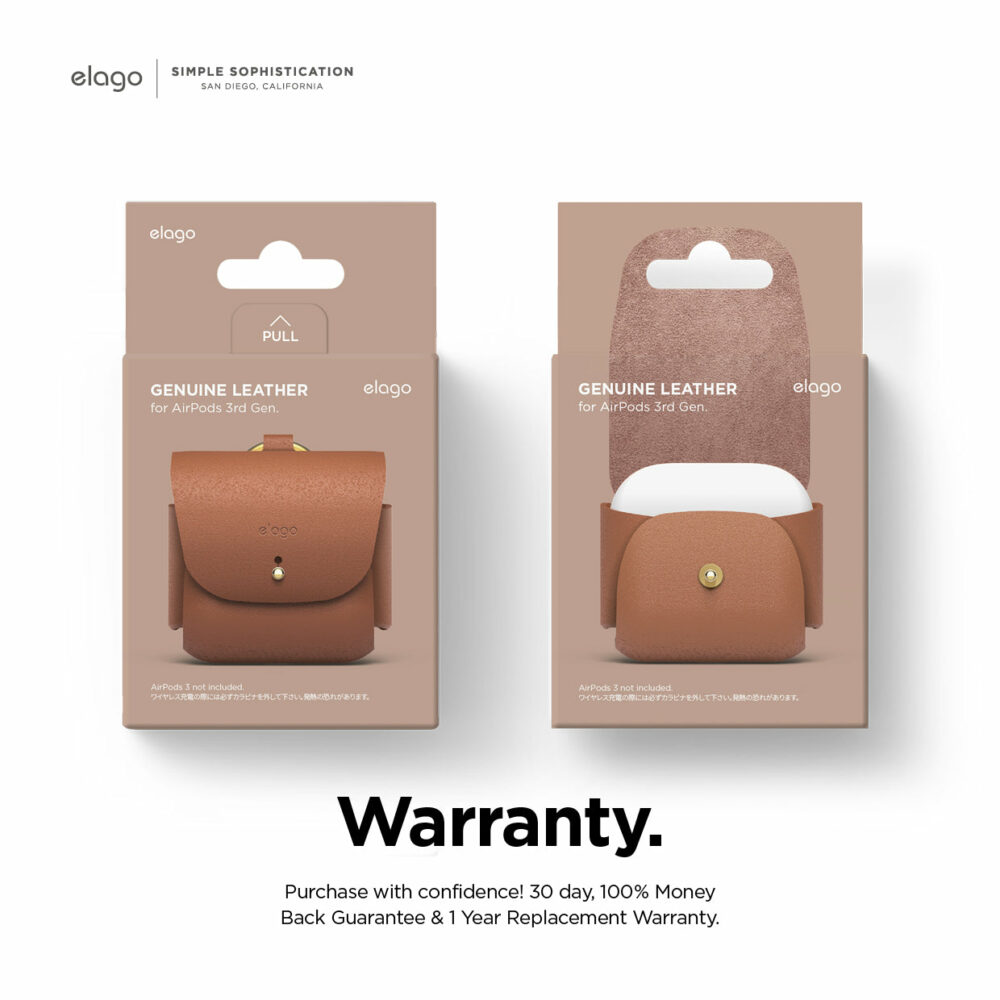 Elago - Leather Case for AirPods 3 - Etui Skórzane do AirPods 3