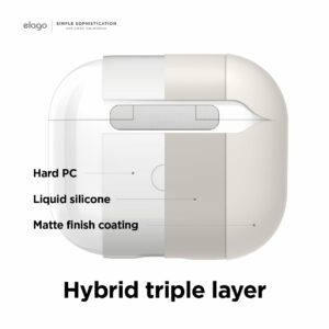 Elago - Liquid Hybrid Case with Keychain for AirPods 3 - Etui na AirPods 3