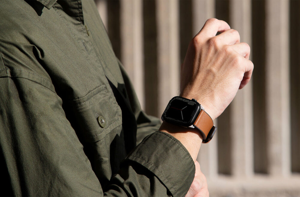 Uniq - Straden Leather Strap - Skórzany Wodoodporny pasek do Apple Watch