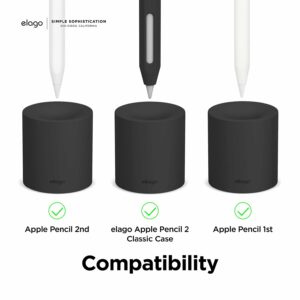 Elago - Silicone Stand for Apple Pencil and Any Tablet Stylus - Silikonowy uchwyt na Rysik