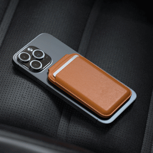 Satechi - Vegan-Leather Magnetic Wallet Stand - Portfel Uchwyt do iPhone