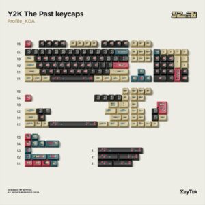 Nuphy - Y2K KDA Dye-sub PBT Keycaps - Nasadki do klawiatury mechanicznej